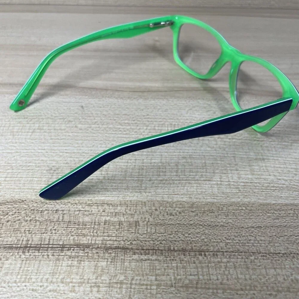 Muse MOD538 Classic Blue/green Rectangle‎ Kids Eyeglasses Frames Only 50-17-140
